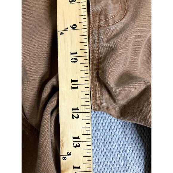 Skoops NYC Traditional Duck Pants Mens 34X30 Khaki Double Knee Carpenter Work - Picture 10 of 13